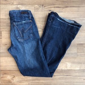 Citizens of Humanity Dunaway Full Leg Jeans!  Flare Denim